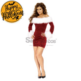 【In Stock】Christmas Cosplay Tube Top Dress Costume Costumes